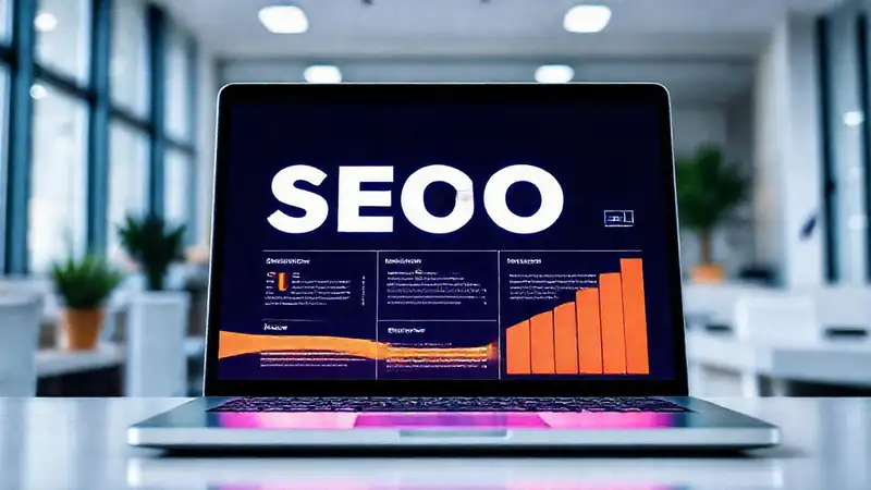 A vibrant digital marketing dashboard thrives