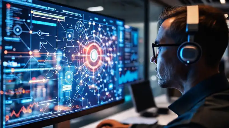 AI analyzes data with visual clarity