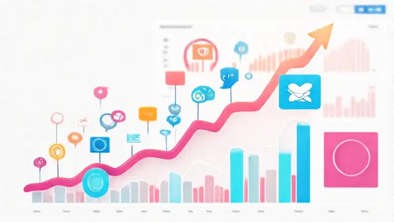 Successful digital marketing shows positive growth