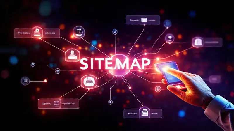 A professional website design visually represents data