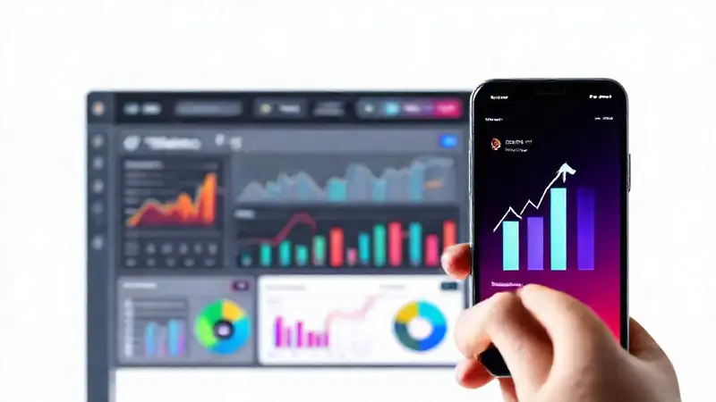 TikTok analytics displays rising financial trends