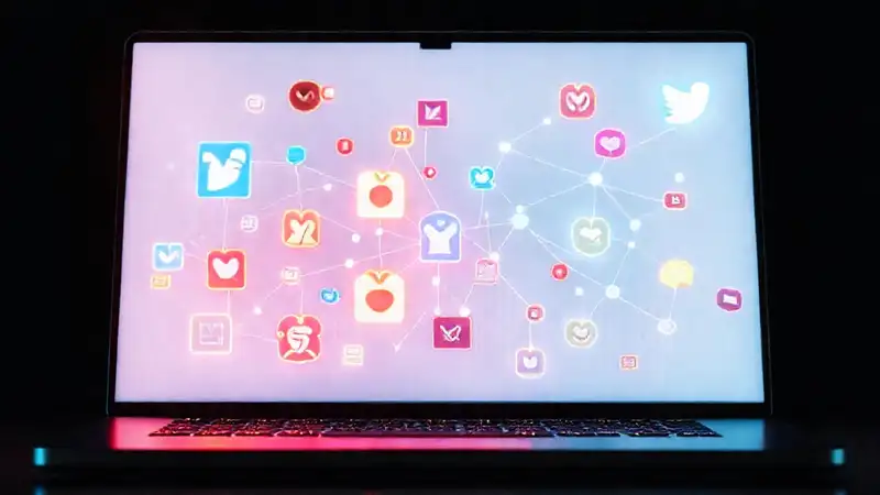 A visually engaging data network design