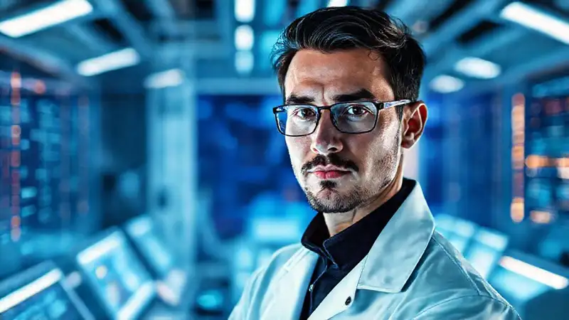 A confident AI researcher analyzed data