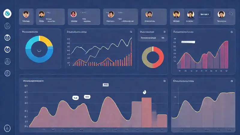 A digital dashboard showcases campaign success