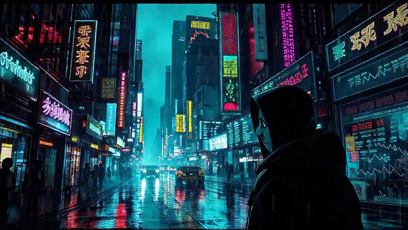 A frustrated user navigated a glitching cityscape