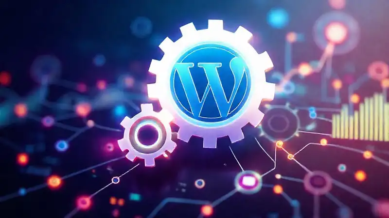 A professional website illustration promotes digital growth