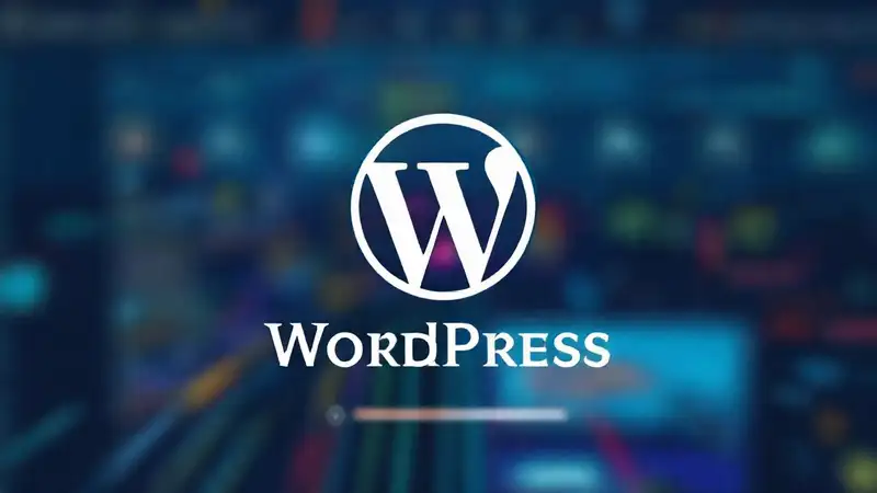 A vibrant tech illustration showcases WordPress speed