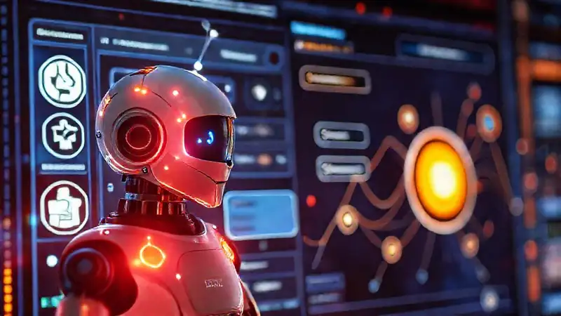 A modern chatbot visually engages users