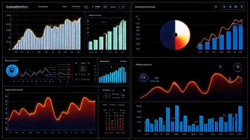 A modern business strategy utilizes vibrant data
