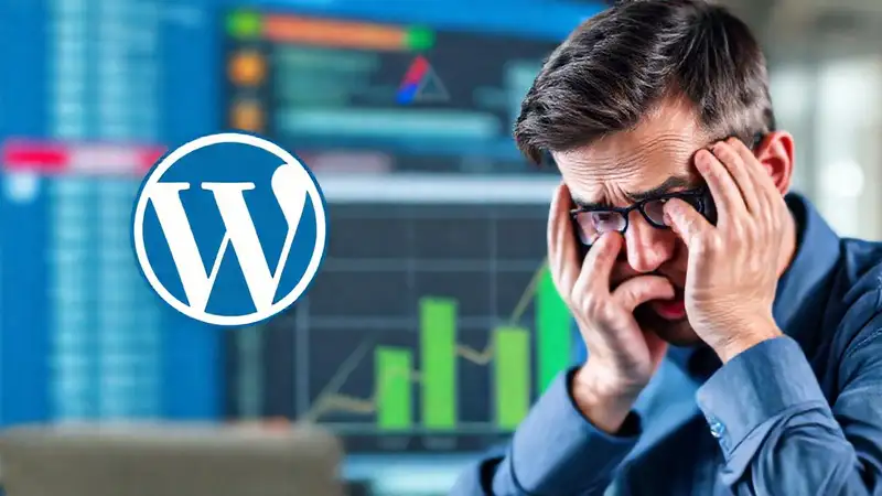 A frustrated user sees declining revenue