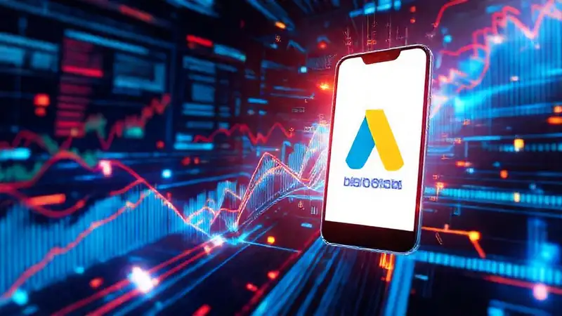 A futuristic interface displays digital profits