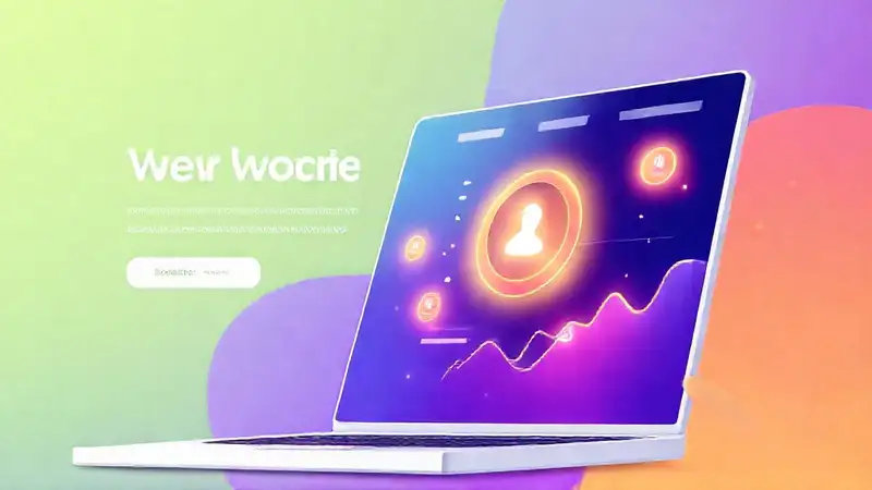 A vibrant website engages users visually