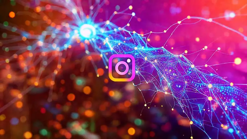 Digital networks visualize vibrant, futuristic content