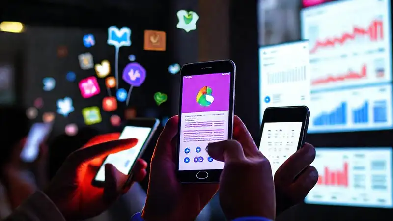 Successful social media engagement drives visual data