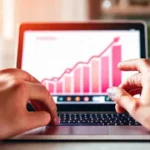 A vibrant mockup showcases social media growth