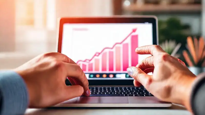 A vibrant mockup showcases social media growth