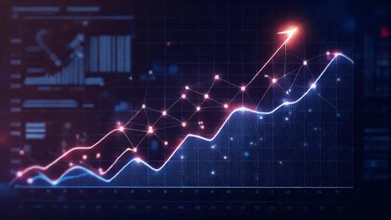 Clean visuals illustrate data growth clearly
