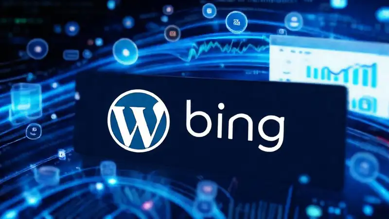 A modern infographic displays digital website data