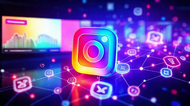 A visually dynamic social media display