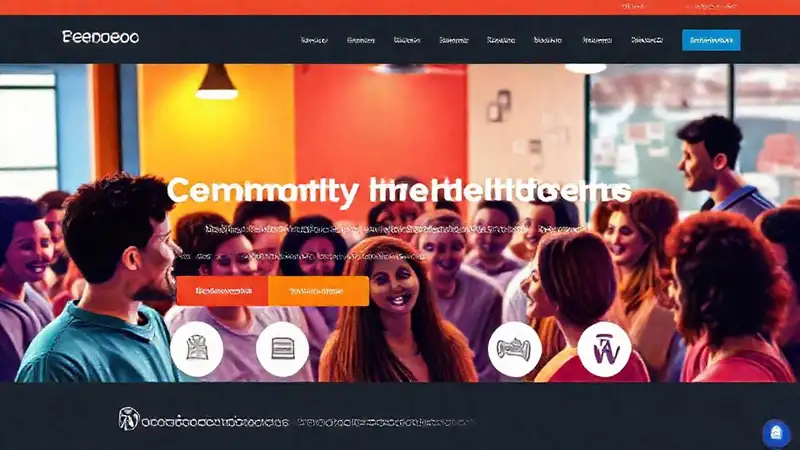 A vibrant WordPress theme fosters community and growth