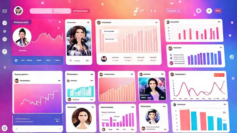 A visually engaging social media dashboard thrives