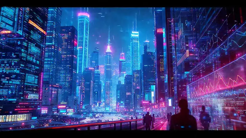 A dazzling, digital future unfolds