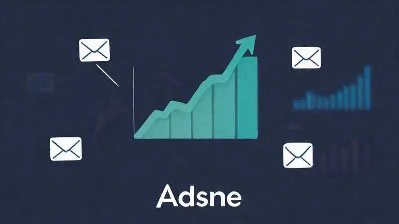 A modern design displays dynamic, upward data