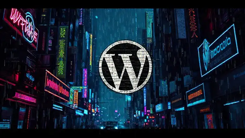 Cyberpunk frustration amidst digital data streams