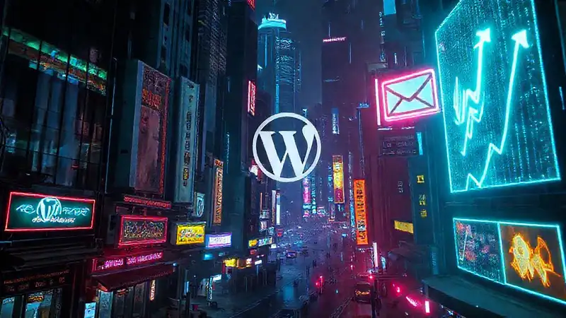 Neon-drenched city showcases digital growth