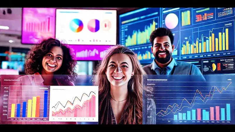 Influencers showcase data through visual engagement