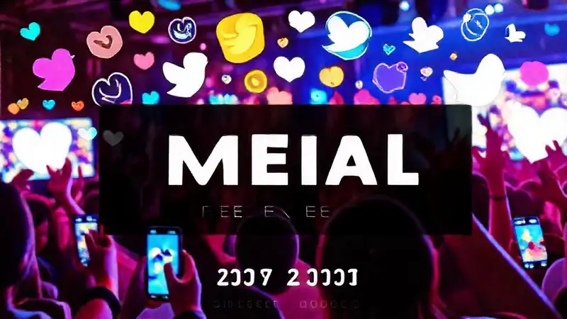 Vibrant event promotion captures attention online