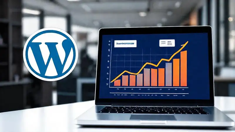 WordPress visuals represent rising digital income