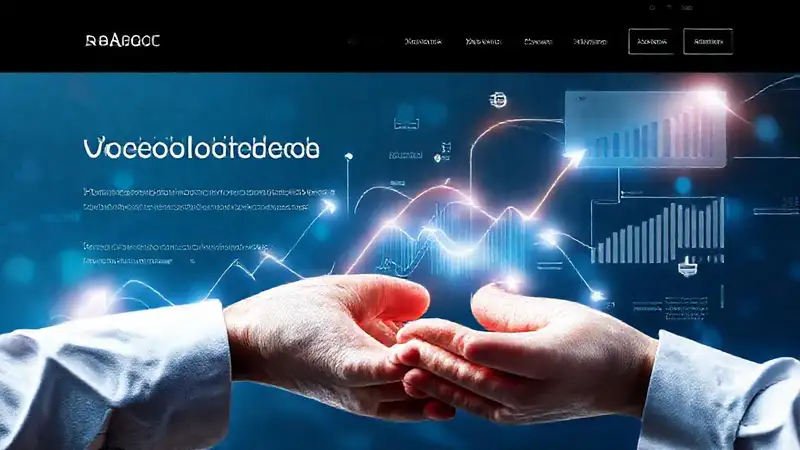 A modern website showcases data visually