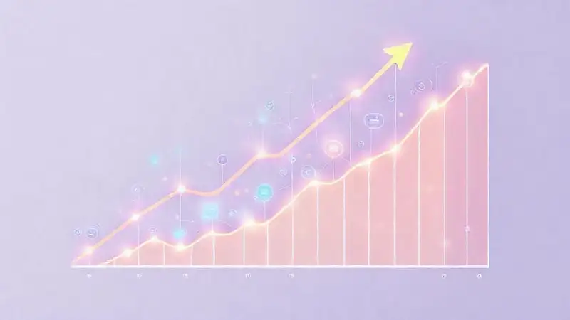 A vibrant digital marketing graph thrives