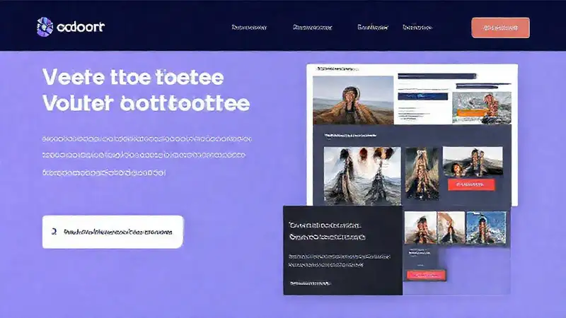 A modern design boosts conversions effectively