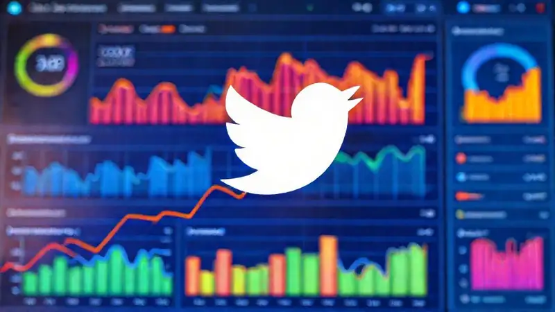 Twitter analytics visualize user success brightly