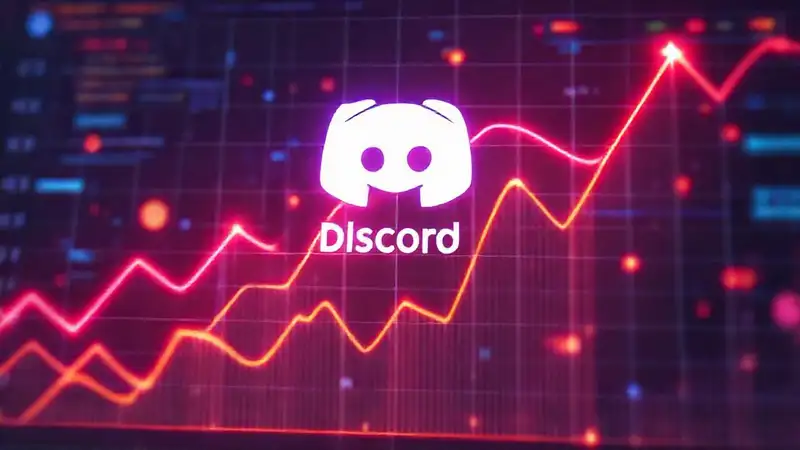 A vibrant network displays upward trends