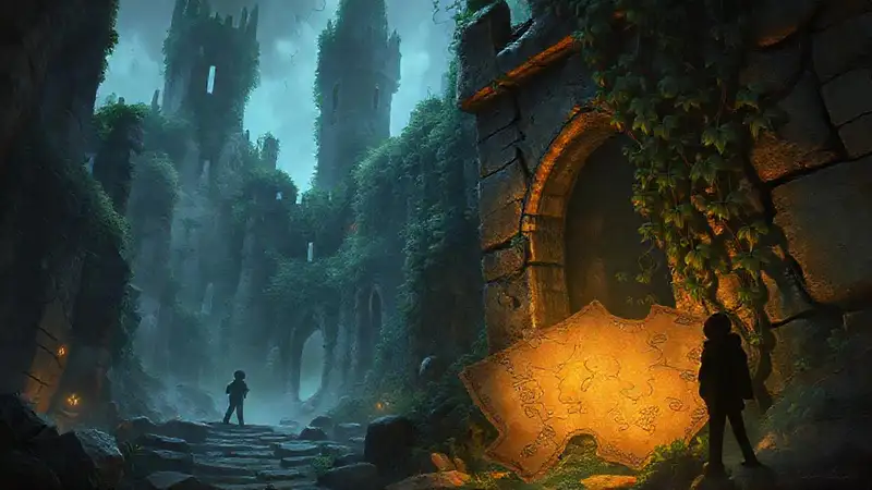 An adventurer seeks a lost castle