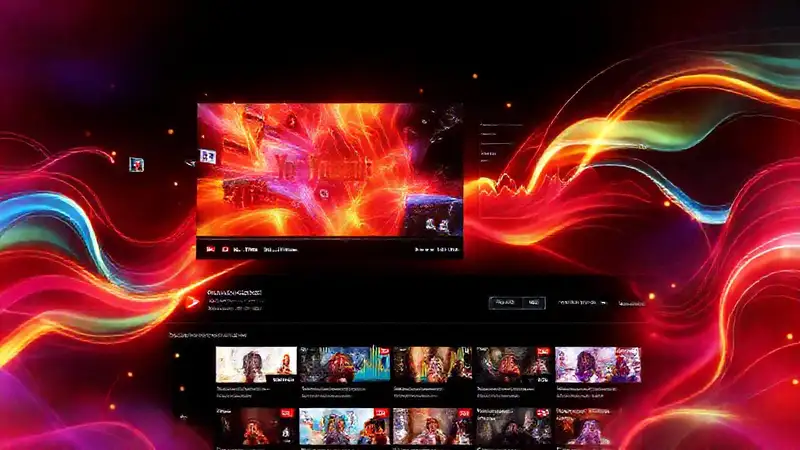 A vibrant YouTube interface drives growth