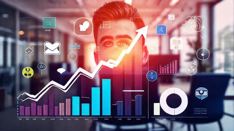 Visual data conveys clear revenue growth