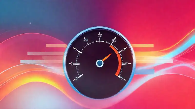 A modern website loads quickly and brightly