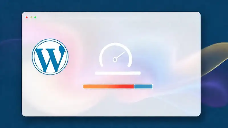 WordPress displays a fast, modern website