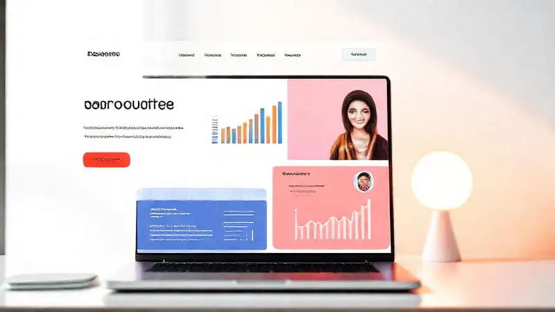 A vibrant, modern website promotes digital products